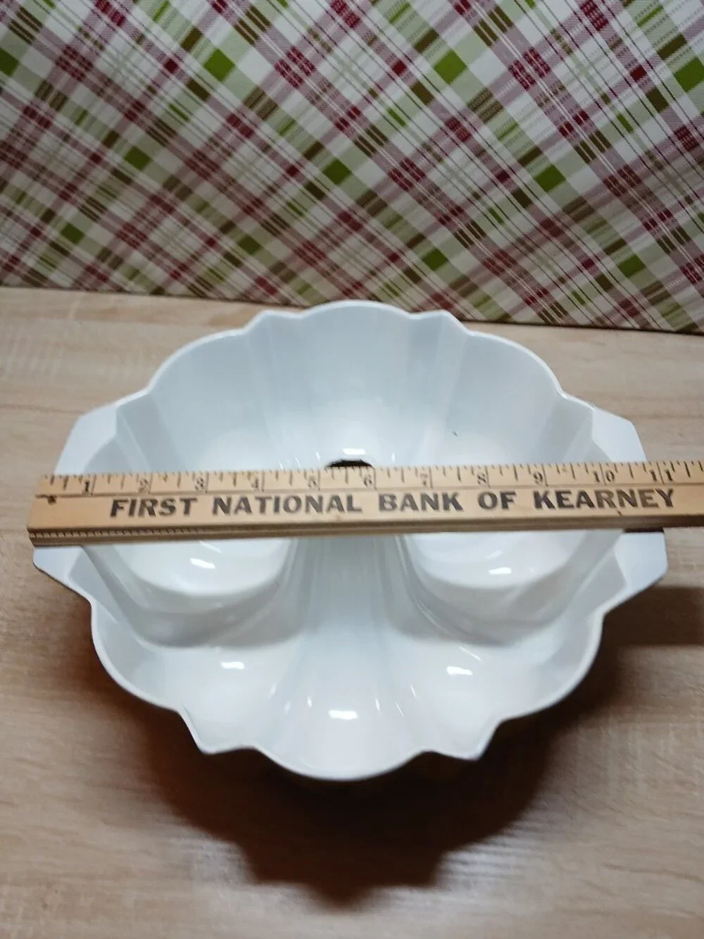VINTAGE 1970s NORDIC WARE BEST BUNDT FLUTED CAKE PAN YELLOW AND GOLD OMBRE
